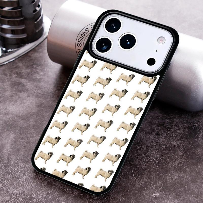 

Pug Dog Phone Case for iPhone 17 16 15 Pro Max Air 14 13 12 11 Plus Shockproof Capa Cover iPhone 13