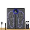 EMS FOOT MASSAGER - Foot Massage Mat. EMS Electrostimulation, 8 Massage Modes, 19 Intensity Levels, LED Display, Remote Control