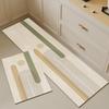 Kitchen Floor Mat Non-slip Oil-proof Carpet Pvc Leather Waterproof Foot Mats Wipeable No-clean Rug Long Strip Decoration Carpets