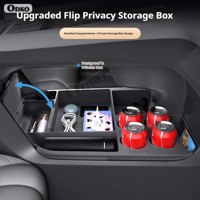For SiENNA Silicone Storage Box Center Console under Layer Modification Special Car Interior Accessories Organizer