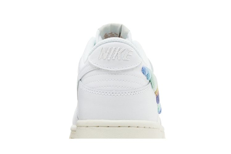 Nike Dunk Low SE Rainbow Lace Swoosh White (GS)