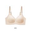 Gravity Seamless Breasts Women's Summer Thin Empty Cup Secondary Breasts Anti-sagging Comfortable Bra Cover-1