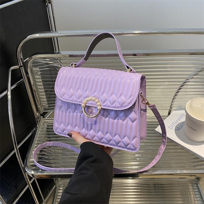 Chic And Elegant Women s Trendy Shoulder Tote Bag 2024 фиолетовый