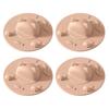 Pack Of 3/4 Cats Shape Silicone Cup Lid With Tea Bag Holders And Phone Stand Function For Hot Beverages