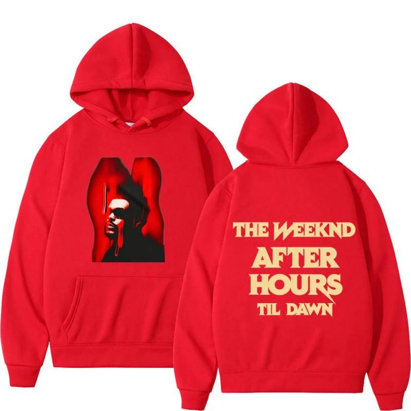 Weeknd After Hours Til Dawn Tour 2026 Hoodie Mens Graphic Pullover Sweatshirt Fall Casual Streetwear