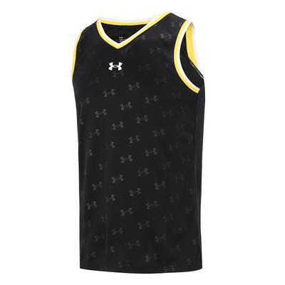 Casual Sports Training Knitted Basketball Quick-Dry Loose Sleeveless Vest Men Tops Black 21500102-001