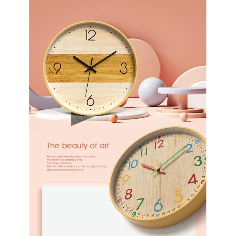 Wall Clock Silents None Ticking Wall Clock Battery Operated Clocks Easy to Read Home/Office/Kitchen/Classroom/School Clock