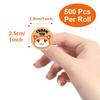 500Pcs/Roll Cartoon Animals Reward Stickers 2.5cm/1.0'' Diy Adorn Gifts Decoration Graffiti Game Art Labels Learning Rewards