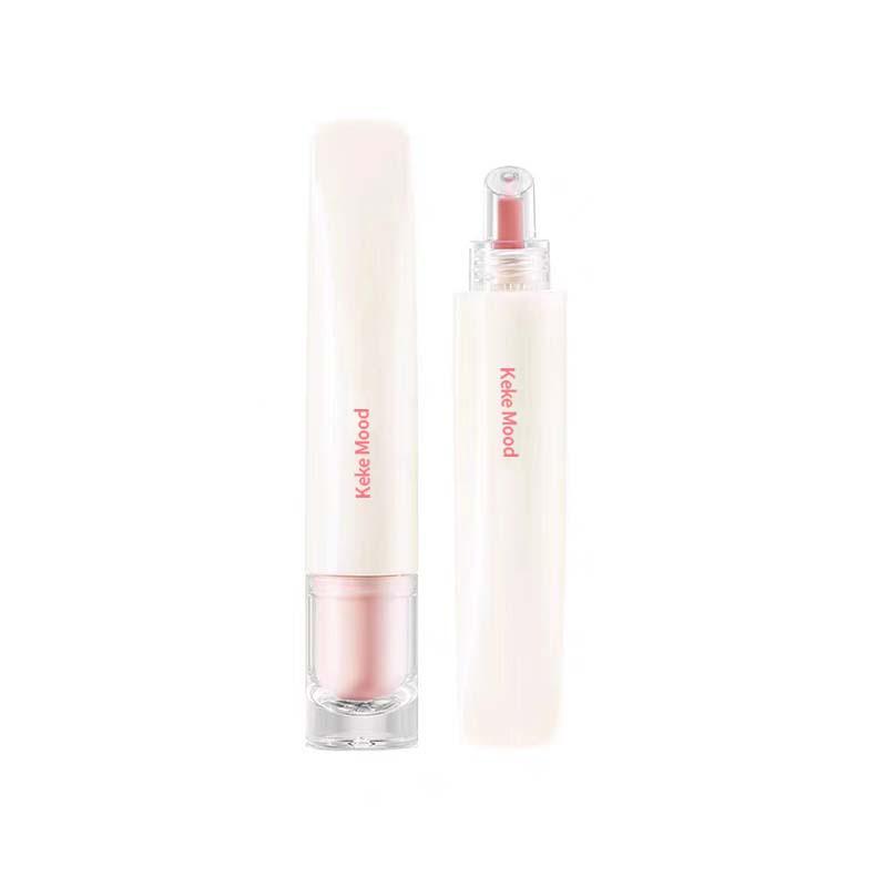 Kekemood Hydrating Tinted Lip Gloss – Moisturizing, Plumping Glass Lip Balm with Mirror Finish