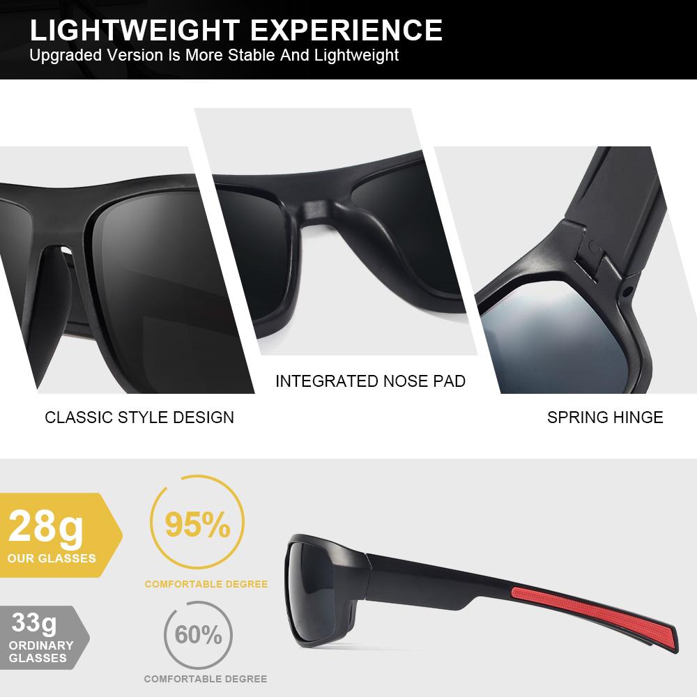 4 szt. Bardzo duże okulary rowerowe dla mężczyzn do sportów outdoorowych, wędrówek, wędkarstwa, okulary przeciwsłoneczne męskie do jazdy, podróży, odcienie UV400