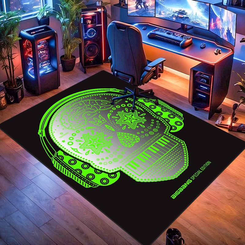 Big Bang: Icons Music Carpet Printing Floor Mats Room Dormitory Decoration Protective Pad