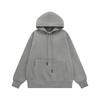 INF Unisex Plush Hoodie | 2024 Autumn/Winter Solid Color Trendy Casual Sweatshirt