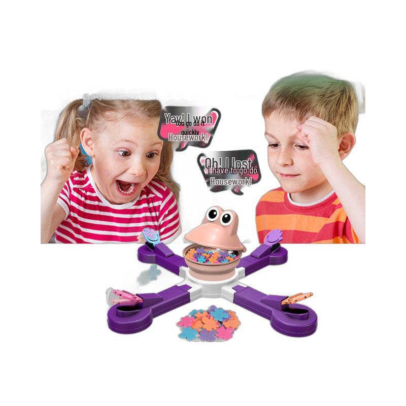 Elektrisches Frosch- & Dinosaurier-Projektionsspiel: Pädagogisches, von Bugs angetriebenes Abenteuerspielzeug für die Interaktion mehrerer Personen.