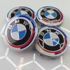 4X For BMW 50 Years Emblems 56mm 68mm Hub Caps Hub Cap Rim Caps For BMW