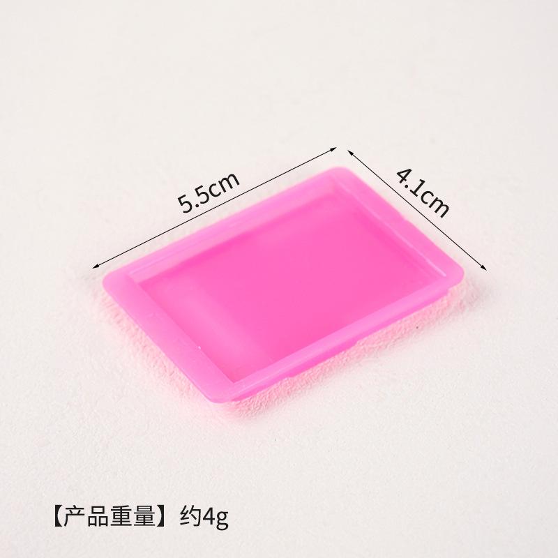 Mini Miniature Simulation Plate Small Bowl Tableware Diy Food Play Accessories Mini Container Play House Kitchen Toys