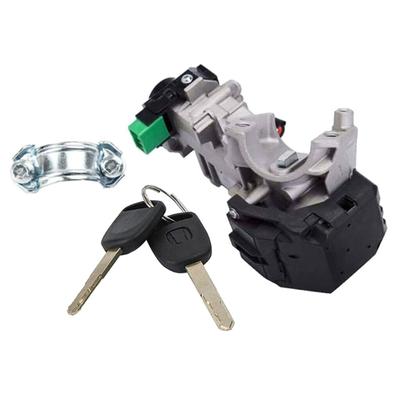 Durable Car Ignition Key and Lock Cylinder Door Lock Cylinder Set with 2 Keys Replace Compatible for Accord 35100SDAA71