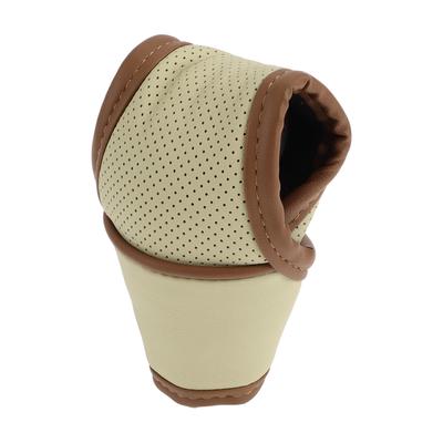 HOPESPANNER Tampa Universal para Manopla de Câmbio Protetor para Alavanca de Câmbio Automático Couro 1 Peça Antiderrapante Bage
