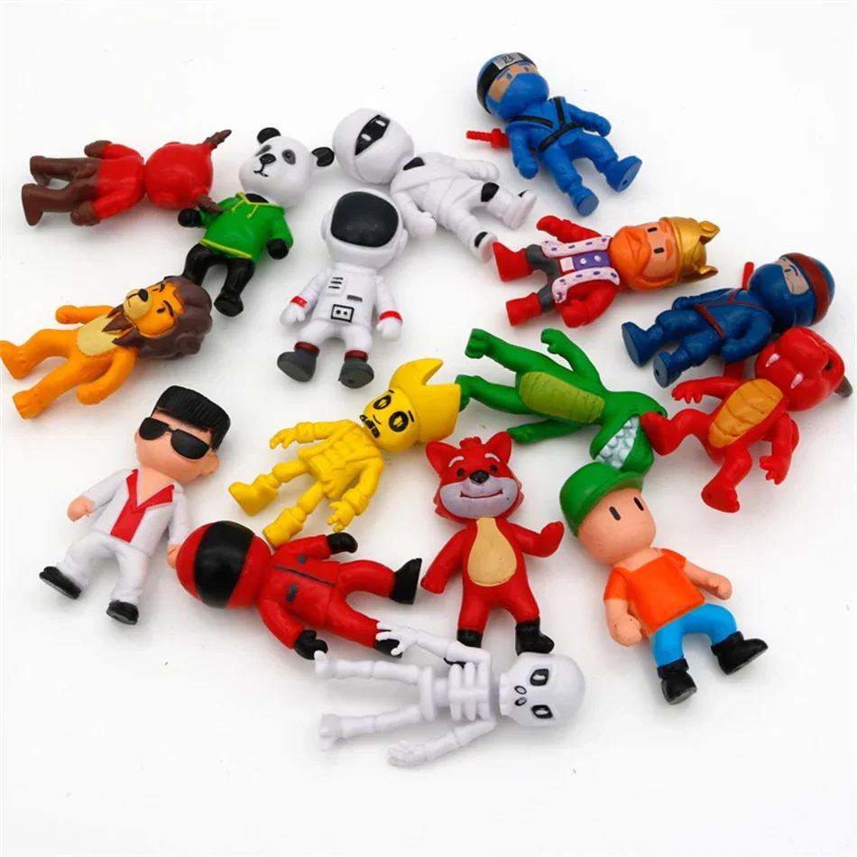 8-24Pcs Stumble Guys Kawaii Anime Pvc Action Figures Set Multiplayer Game Model Statues For Kids Birthday Collection Toy Gift