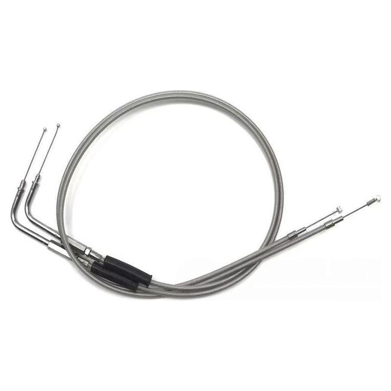 Motorcycle Throttle Cable Replacement 110Cm/100Cm For XL883 1200 FLH FLT FXD FLST FXST 1996- 2010 110Cm