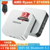 Mini PC GEEKOM A8 - AMD Ryzen 7 8745HS, 16 GB DDR5 expansíveis, 1 TB SSD, Radeon 780M, 6x USB, Windows 11 Pro