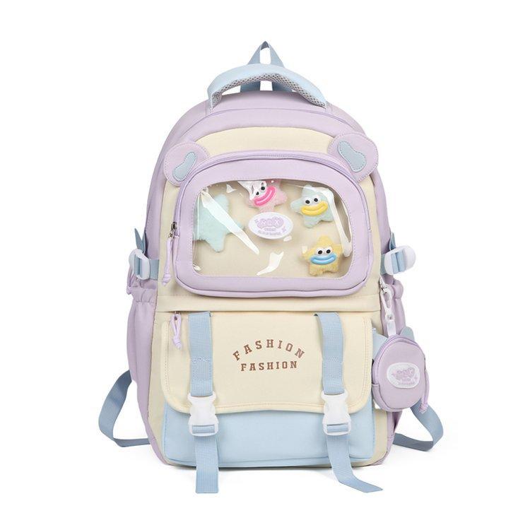Schoolbag schoolbag female ins Mori primary school students cute pain bag junior high school students travel large capacity high value backpack