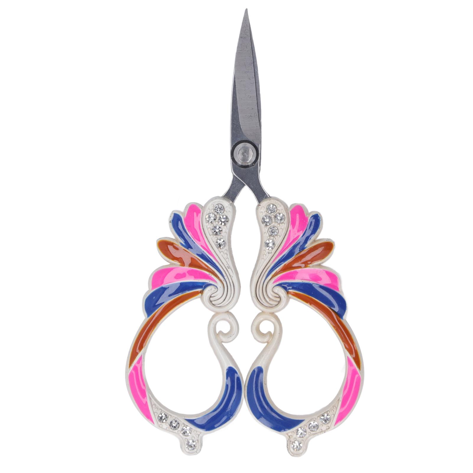 

Sewing Embroidery Scissors Lightweight Vintage Portable Scissors for DIY Crafts Knitting Thread Cutting