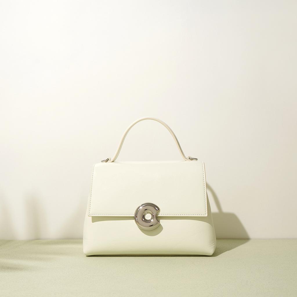 New Handbag Women's New High-end Single Shoulder Crossbody Leather