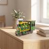 Steam Train Ornament EnamelStyle Box with Storage Space Collectible Locomotive for