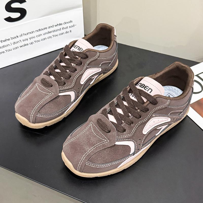 

Fashion board shoes women s 2025 autumn new German training white shoes velvet ins Korean version of student sports and leisure shoes tide 35