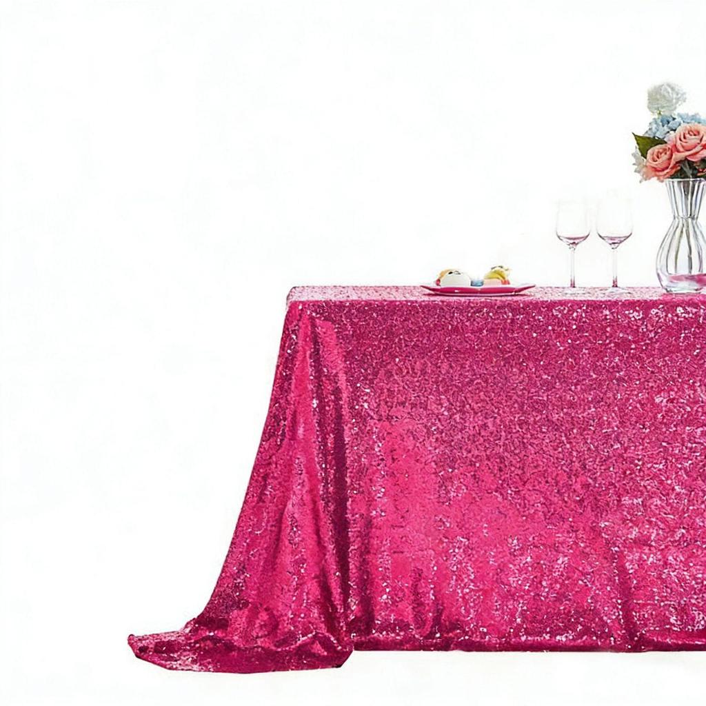 Sequined Tablecloth for Weddings, Banquets, and Parties - Rectangular Large Decoration