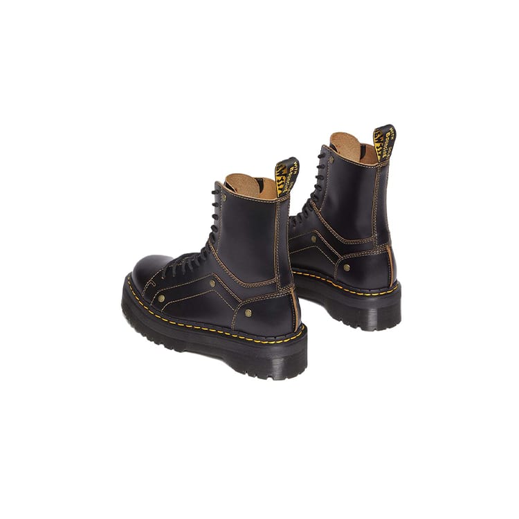 Dr. Martens Jadon Decon Smooth Platform Leather Boot 'Black' Women's 31211001
