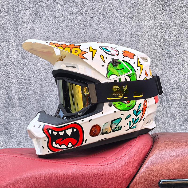 Off-Road Helmets Kids Teens Electric Bike Helmets Men and Women Rally Helmets Mountain Bike Riding Downhill