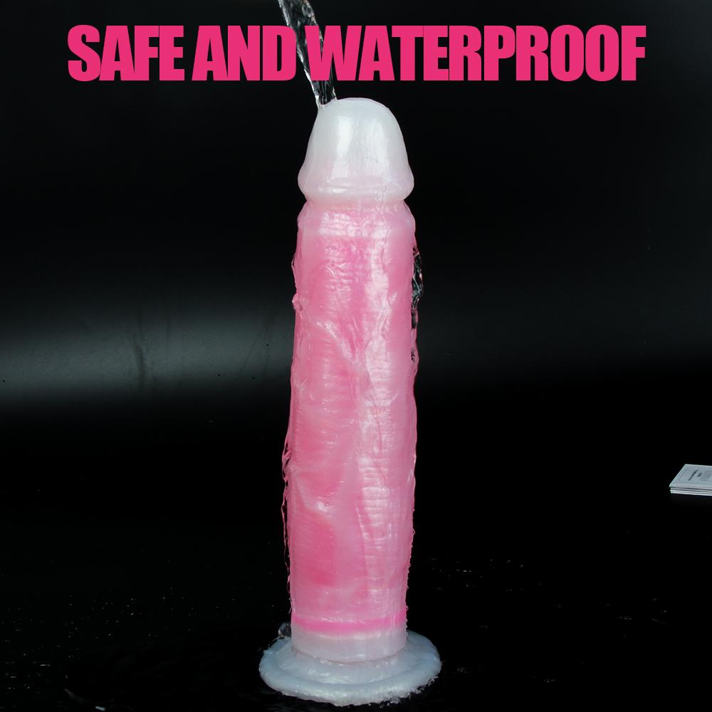 Velké realistické dildo pro ženy začátečnice Posuvná kůže předkožka Anální pochva Bodová stimulace G Umělý penis sexuální hračka masturbátor