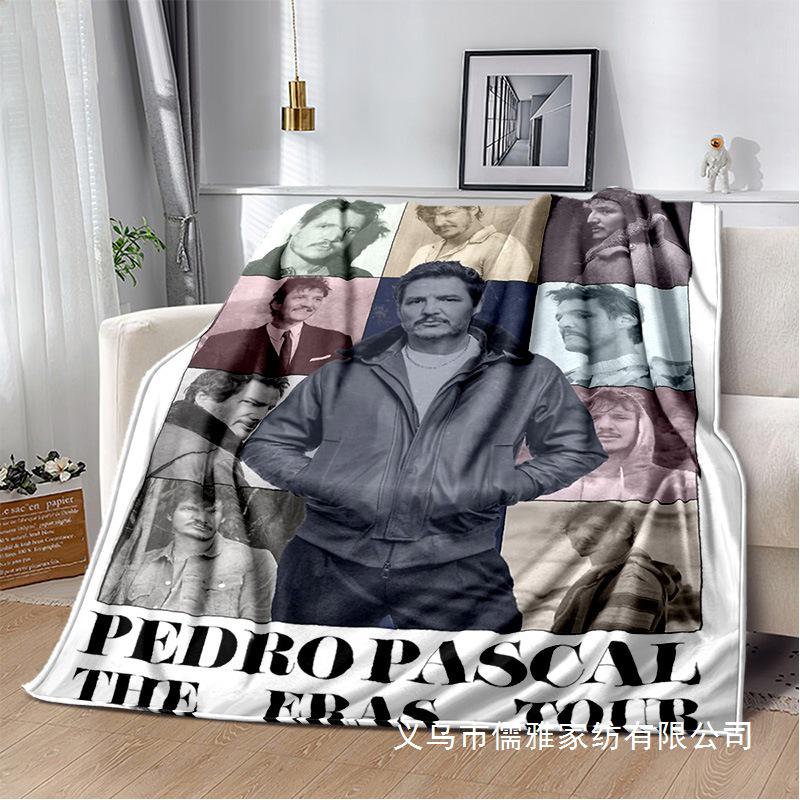 Pedro Pascal Funny Printed Blanket – Soft Throw for Bedroom, Sofa, or Picnic