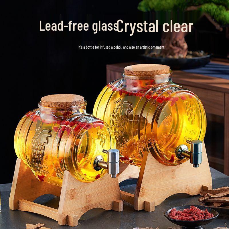 Glass Fermentation Dispenser Jar