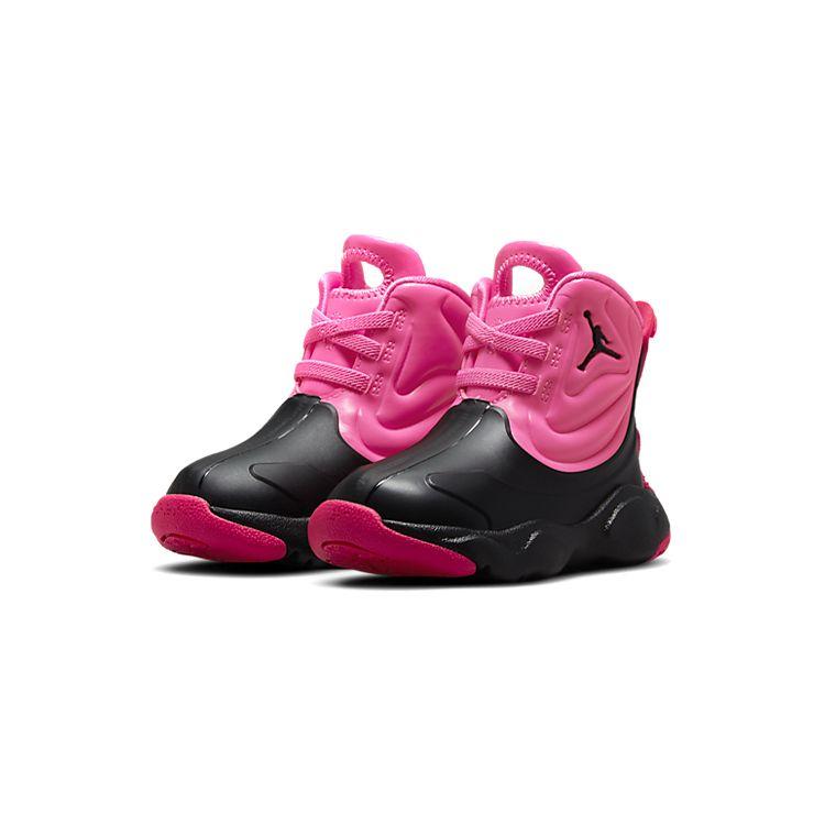 Air Jordan Drip 23 Gummistiefel TD Pinksicle Babysneaker Rush-Pink Koralle-Kreideschwarz CT5799-600