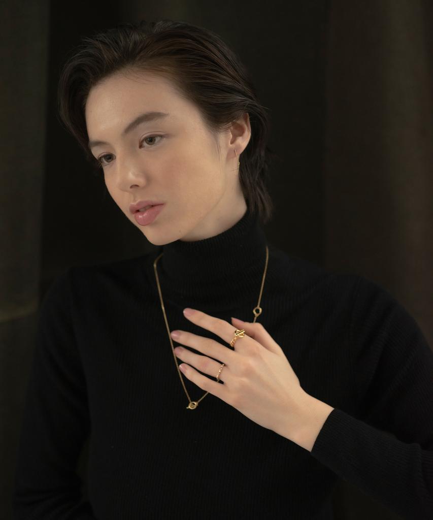 Novice Tokyo Mantel Chain Ring / Gold
