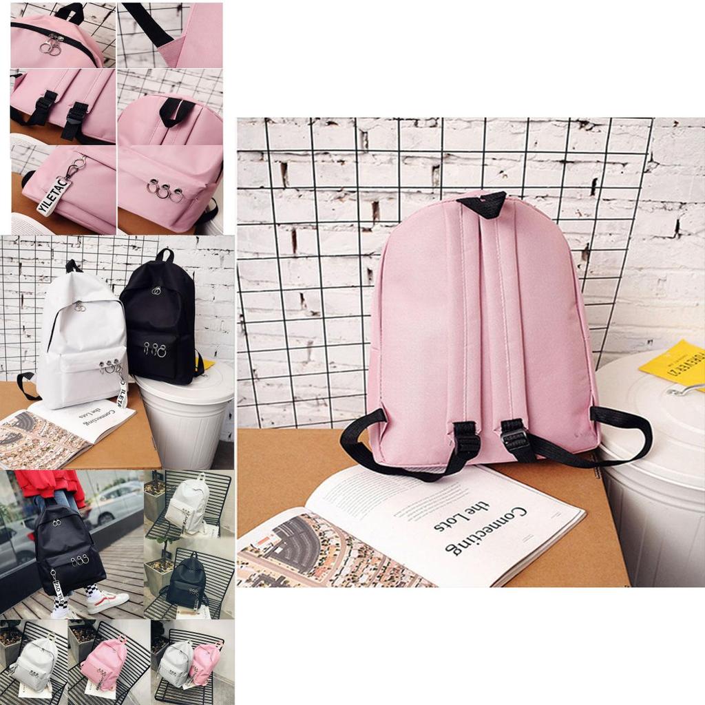 Stylowy i lekki płócienny plecak podróżny dla kobiet i dziewcząt o dużej pojemności