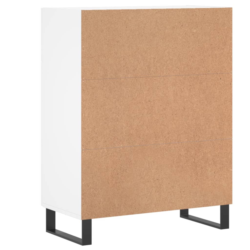 Sideboard White 69.5 x 34 x 90 cm Particleboard