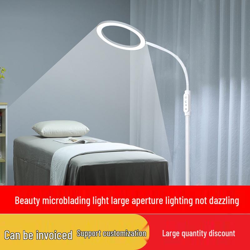 Super Bright Beauty Salon Eyelash & Tattoo Lamp - Versatile Floor Lighting for Nails & More