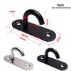 Black Stainless Steel Ceiling Mount Rotating Hook for Projector Screens