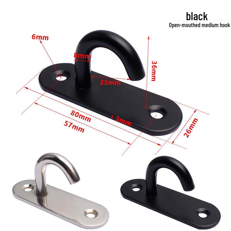 Black Stainless Steel Ceiling Mount Rotating Hook for Projector Screens