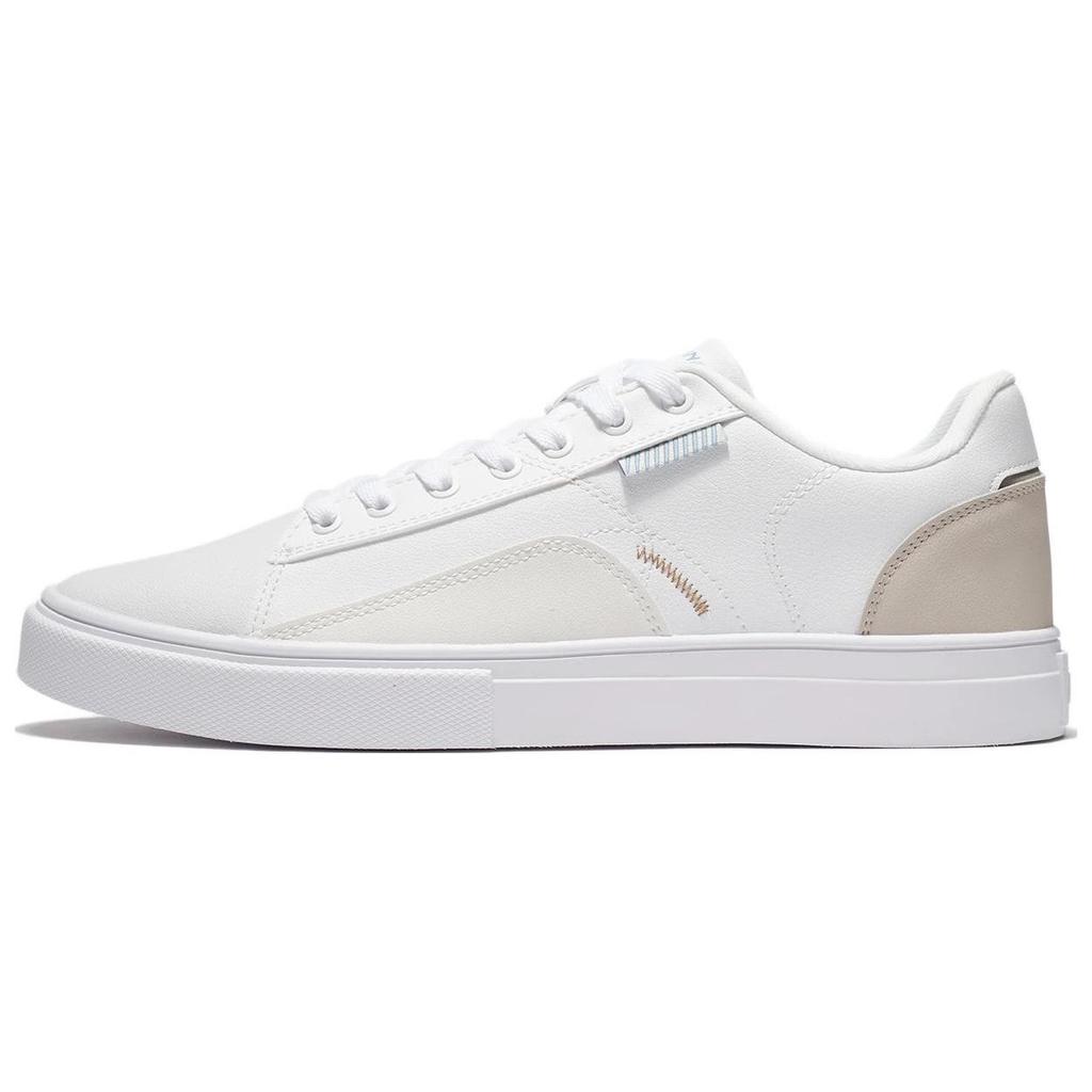 Li-Ning Non-Slip Wear-Resistant Breathable Low-Top Skate Shoes Men Sneakers White AGCR479-3