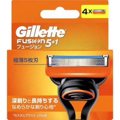 Gillette Fusion Gillette Fusion Manual Replacement Blade  4 Pack