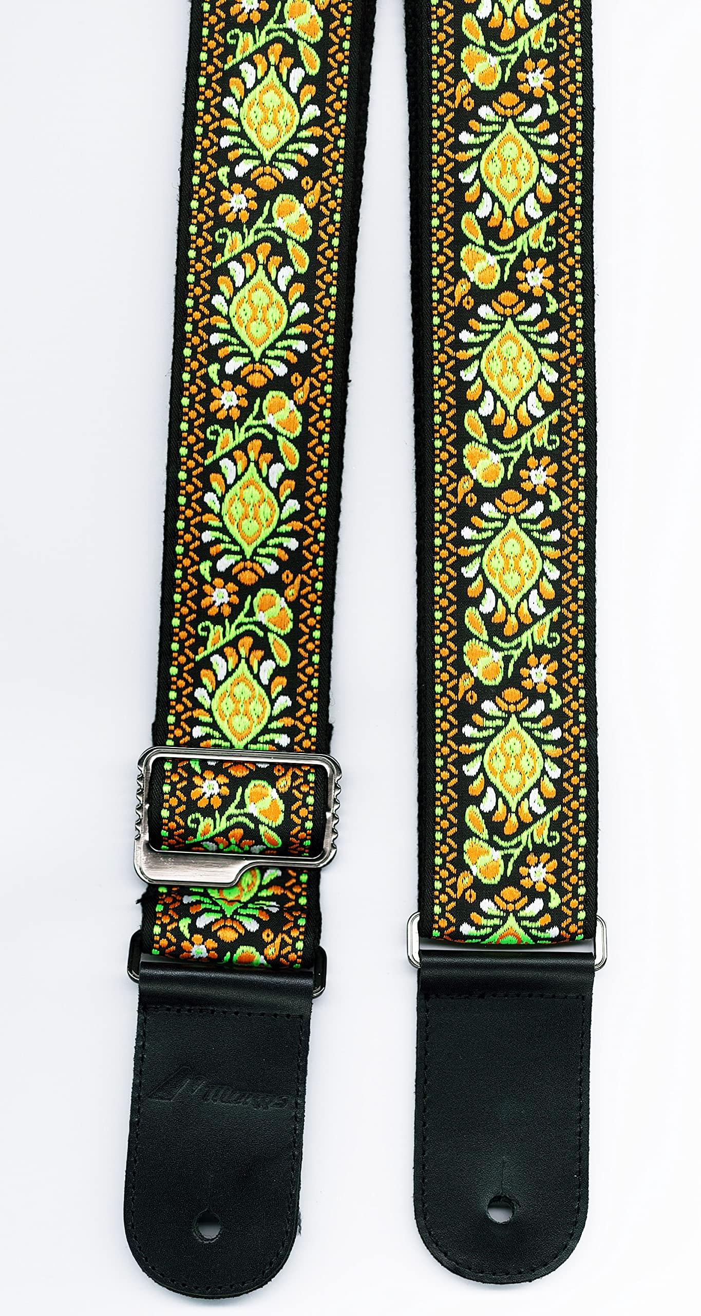 Morris MS2000 YELLOW Guitar Strap (Yellow)