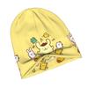 Sanrio Pompompurin Adult Knit Hat with Iconic Pompom Purin Face - Cute Beanie for Casual Outfits, Themed Outfits & Casual Attire - Culture Accessory S