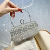 Elegant Rhinestone Tassel Clutch for Weddings & Parties