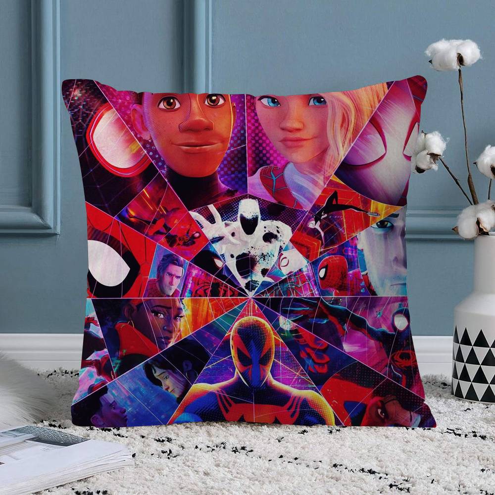 Spider-Man: Across the Spider-Verse Federa Cuscino Cuscino Decorativo Divano Arredamento Casa custodia federe