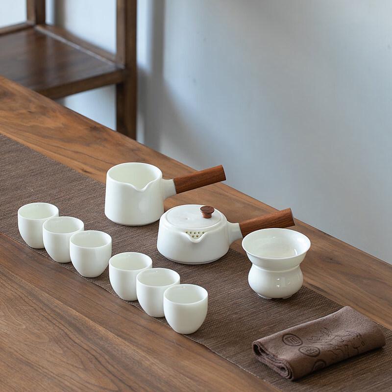 Chaxun White Porcelain Tea Set Gift Box Collection