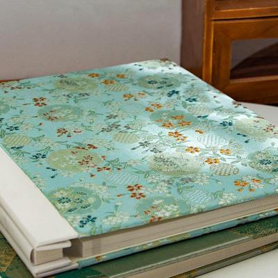 Álbum de Fotos Adhesivo de Tela Qinghe, Libro de Almacenamiento de Recuerdos DIY de Gran Capacidad